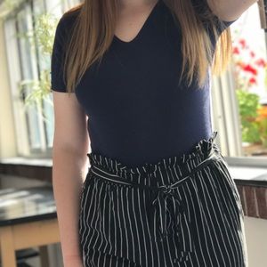 Paper bag waist pants